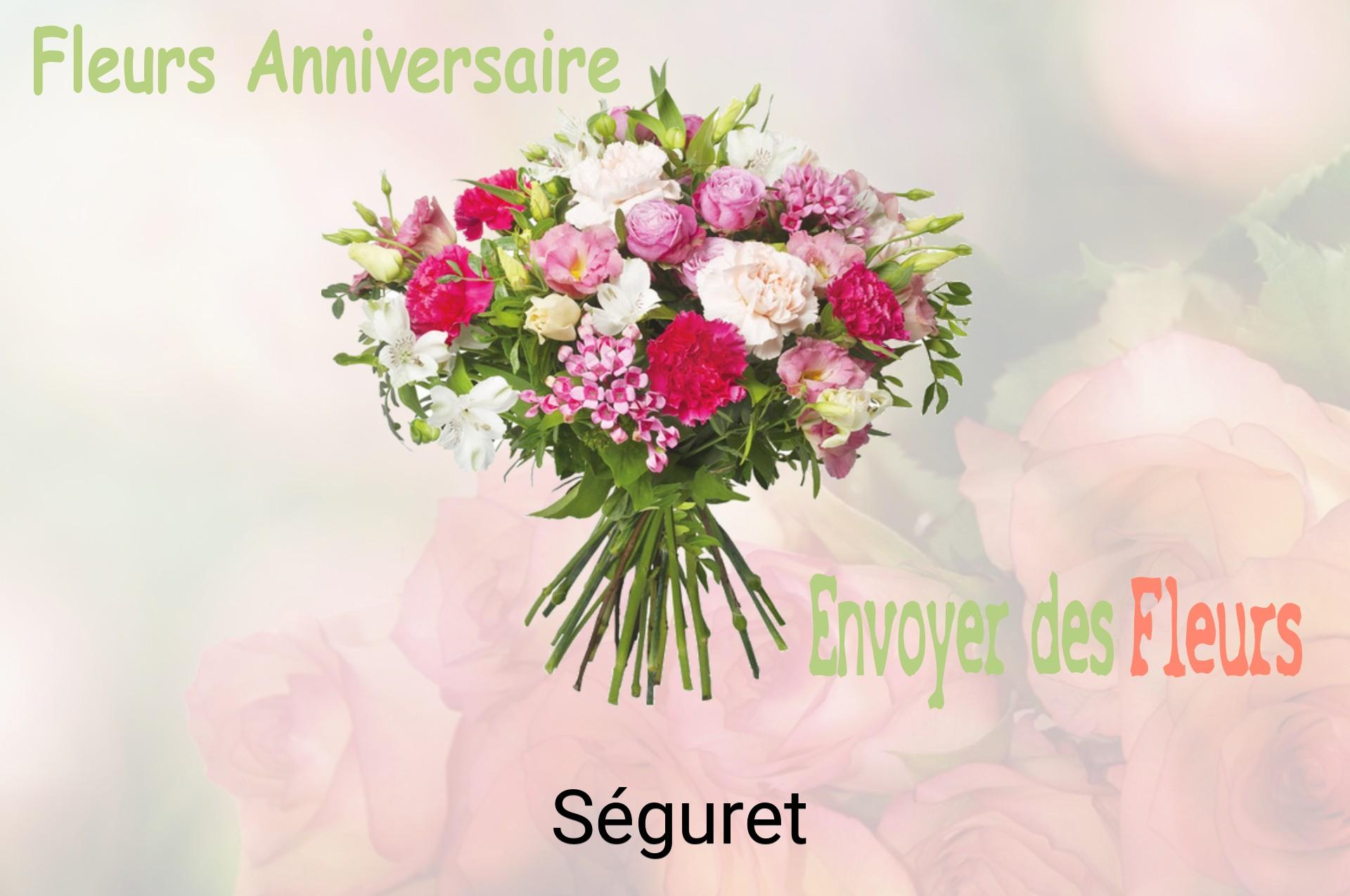 Bouquet de fleurs d’anniversaire livré à Séguret